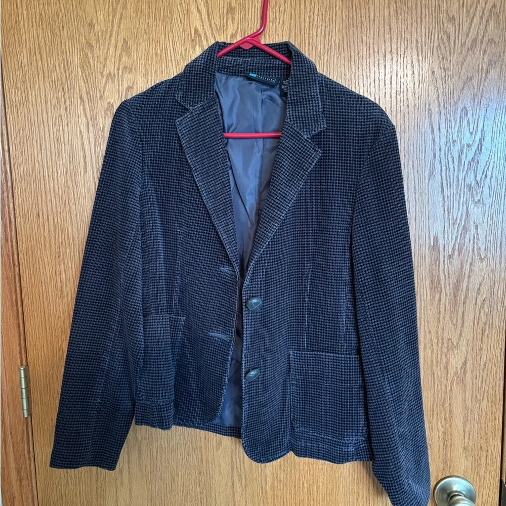Relativity Gray Houndstooth Blazer - Picture 1 of 3